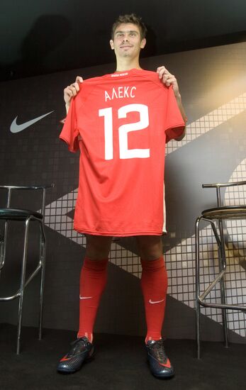 Presenting new Spartak football-club uniform