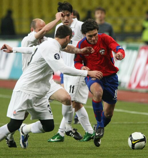 UEFA Cup. CSKA Moscow vs. Shakhtar Donetsk