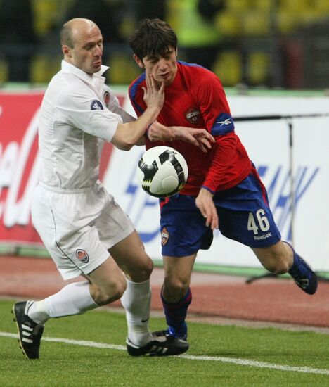 UEFA Cup. CSKA Moscow vs. Shakhtar Donetsk