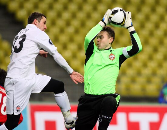 UEFA Cup. CSKA Moscow vs. Shakhtar Donetsk