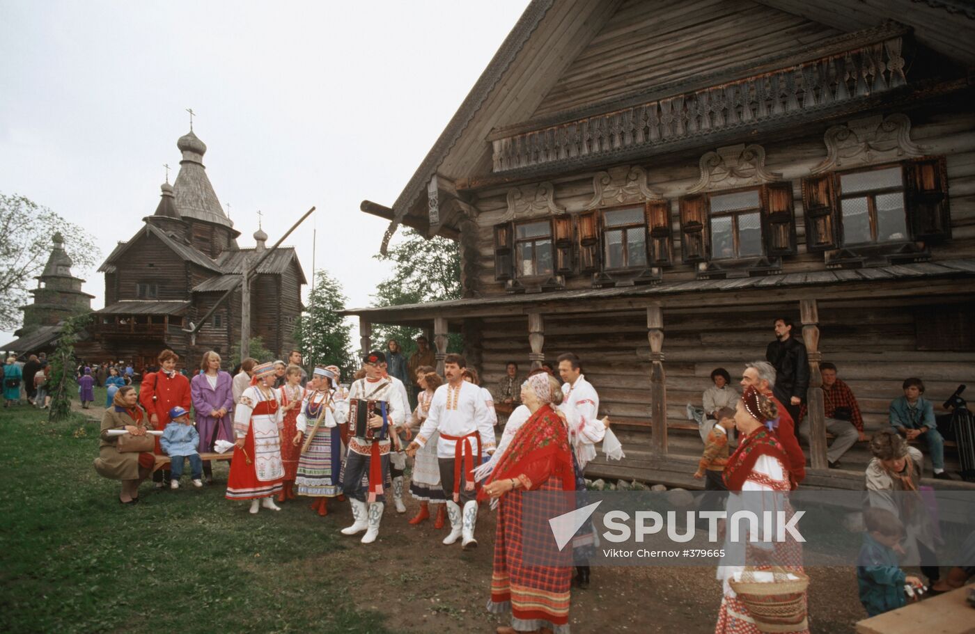 Crafts festival in Wooden Architecture Museum