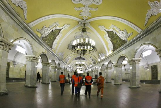 Komsomolskaya metro station