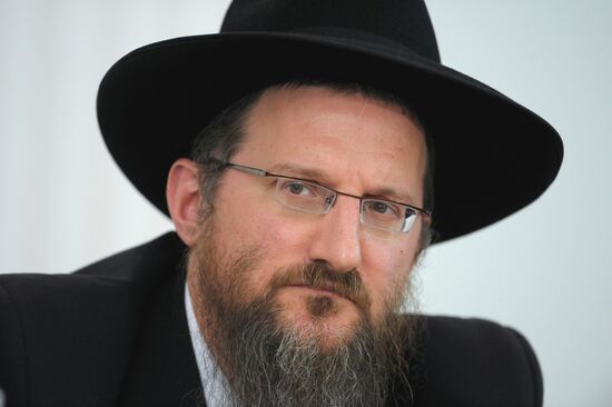 Berl Lazar, chief rabbi of Russia