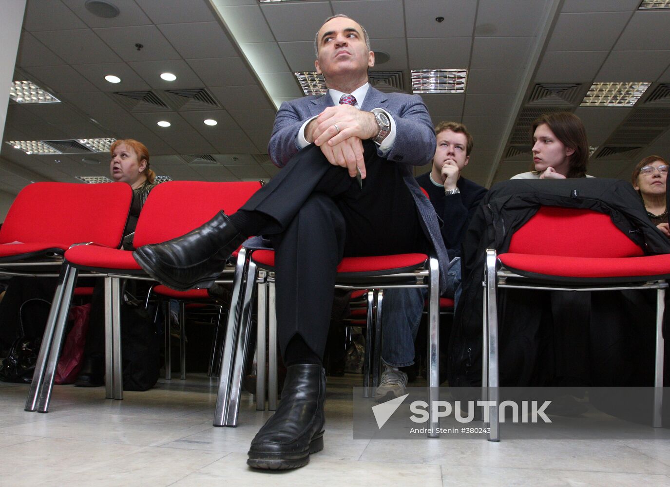 Garri Kasparov, co-chairman of Solidarity movement