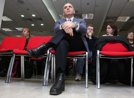 Garri Kasparov, co-chairman of Solidarity movement