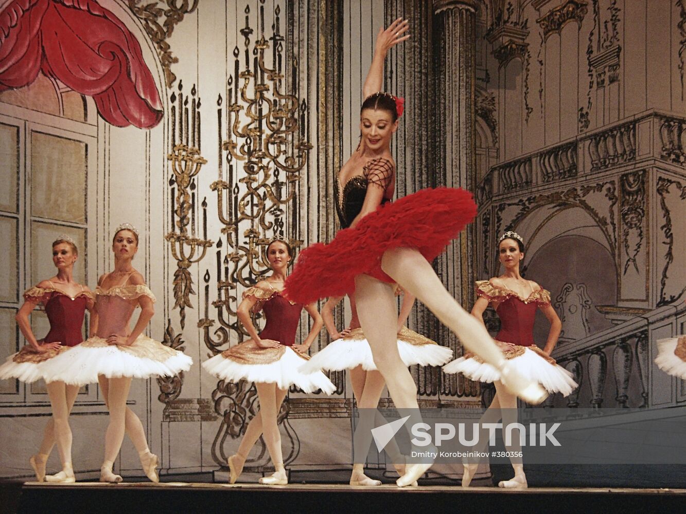 A scene from L. Minkus' ballet "Pakhita"