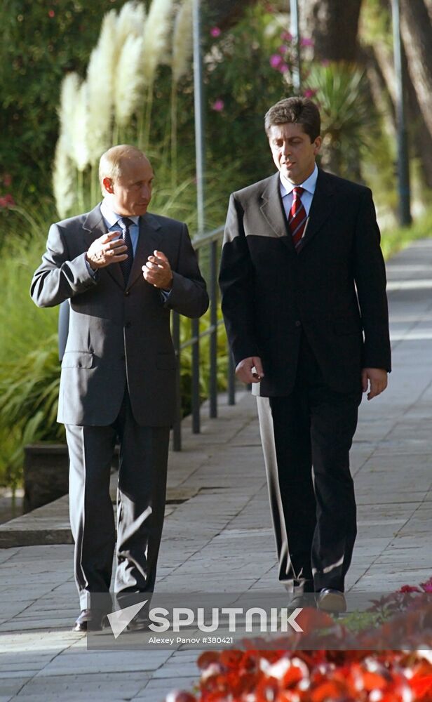 Vladimir Putin, Georgi Parvanov