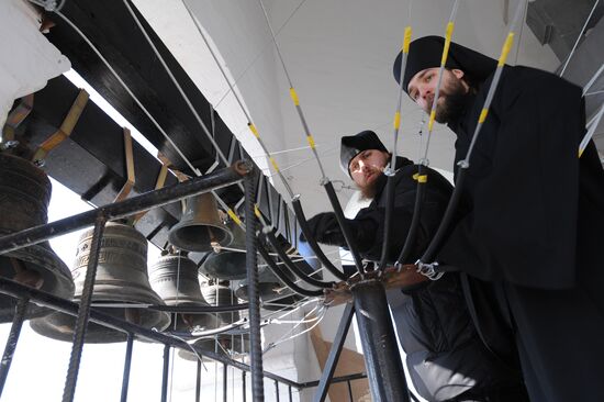 First peal of the Danilov bells