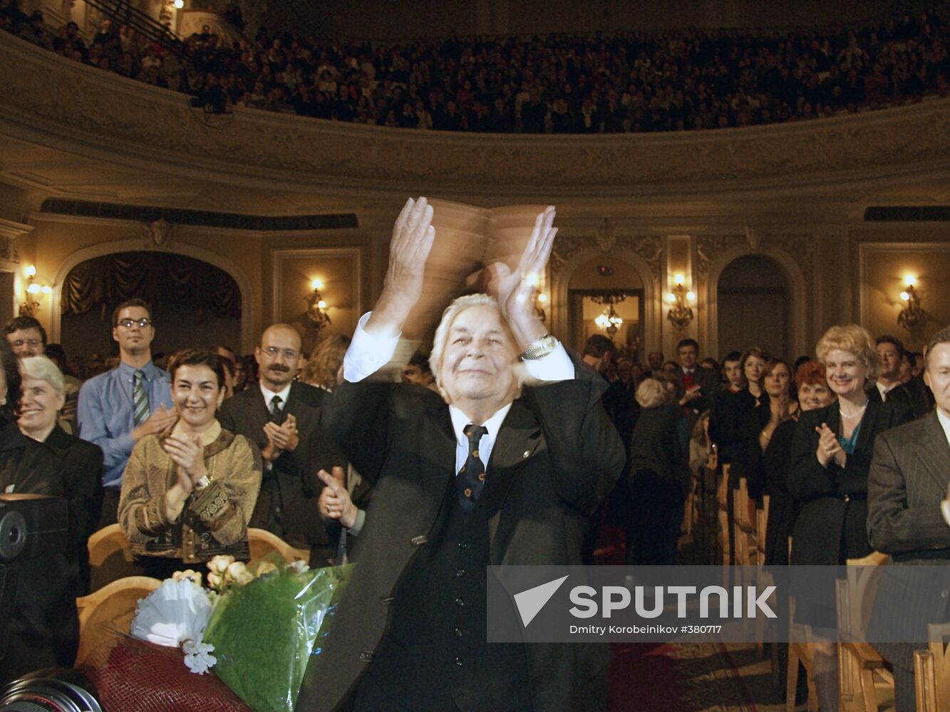 Yury Lyubimov in the Conservatory's Grand Hall