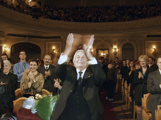 Yury Lyubimov in the Conservatory's Grand Hall