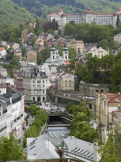 Karlovy Vary in Czech Republic