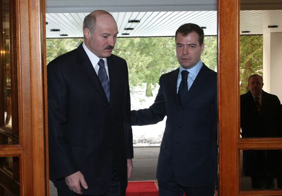 Dmitry Medvedev, Alexander Lukashenko