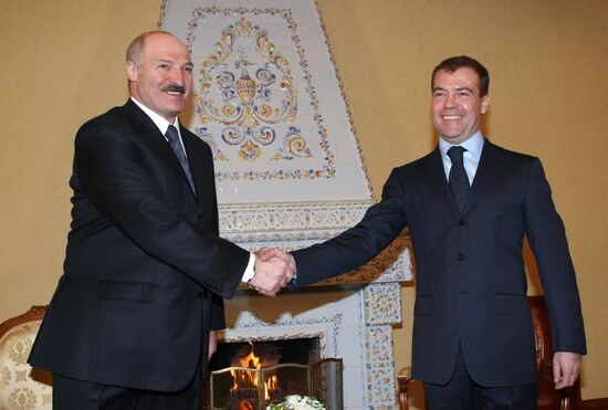 Dmitry Medvedev, Alexander Lukashenko
