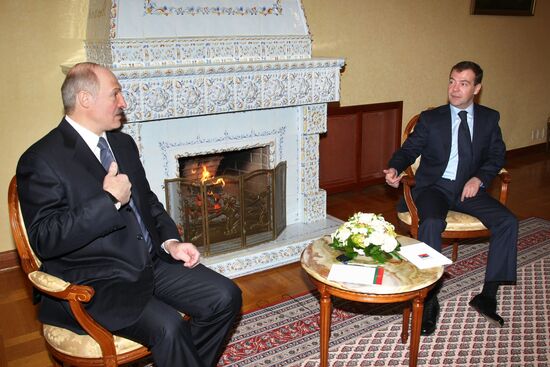 Dmitry Medvedev, Alexander Lukashenko