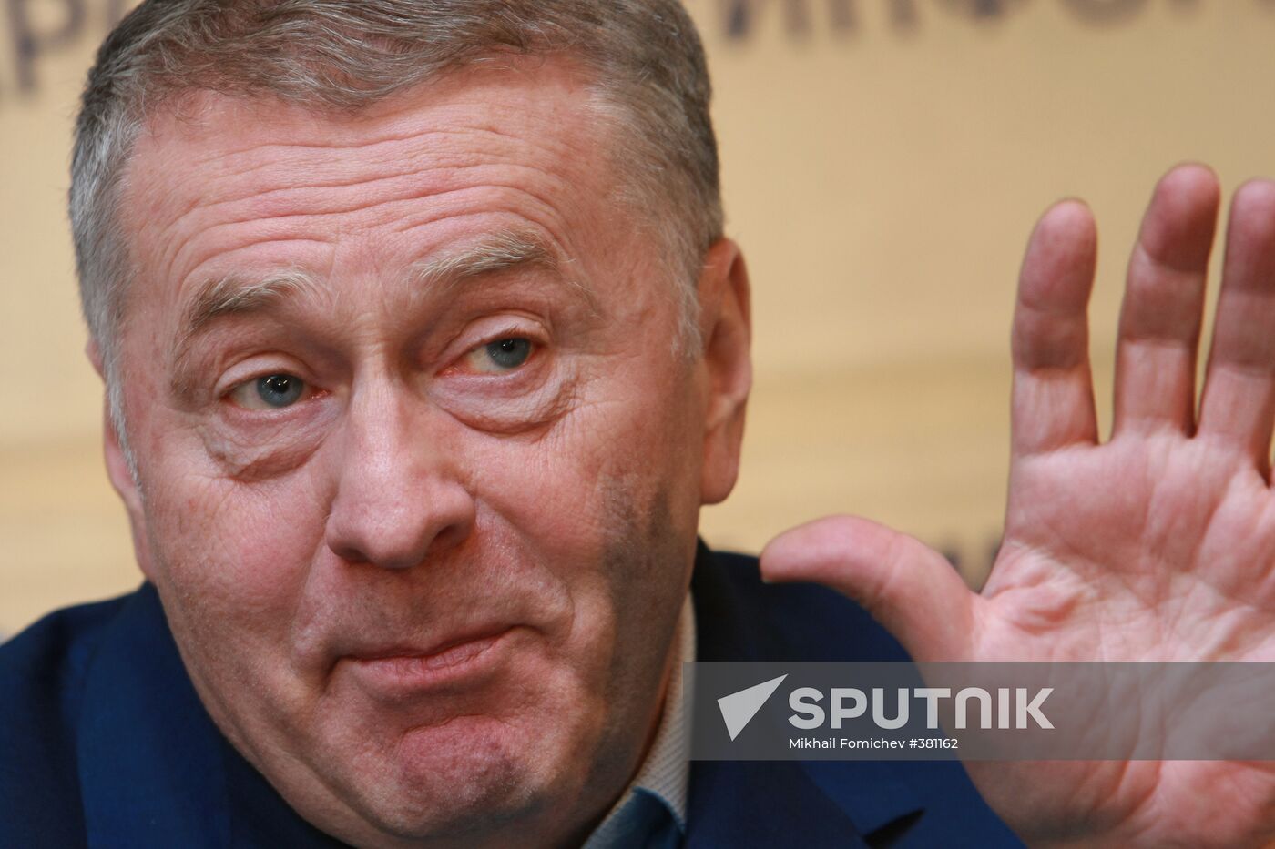 Press conference given by LDPR leader Vladimir Zhirinovsky