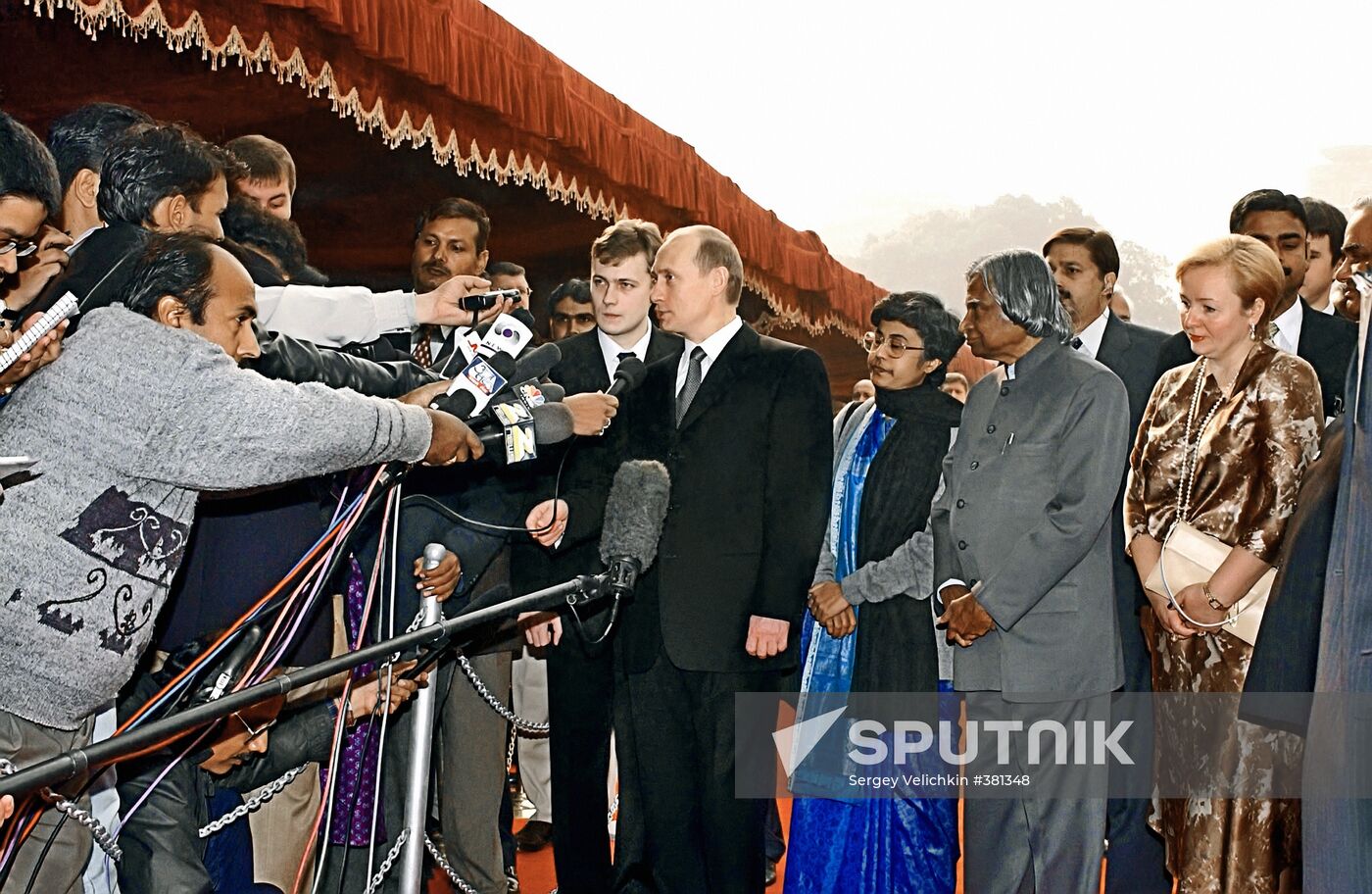 V.Putin met with A.Kalam in Delhi