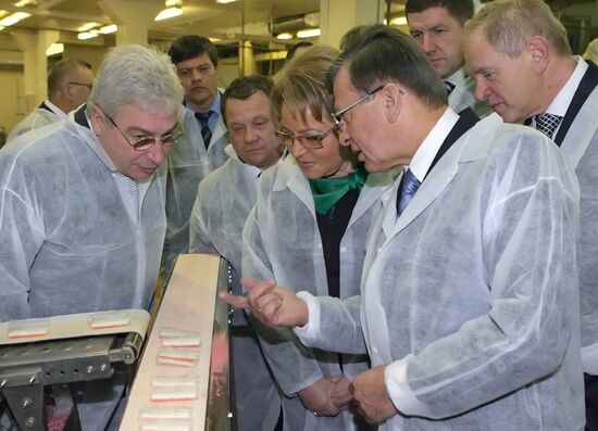 Viktor Zubkov, Andrei Krainy, and Valentina Matviyenko
