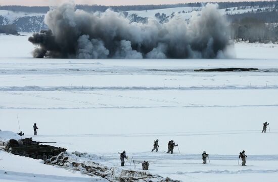 Russia conducts tactical exercise in Kemerovo Region