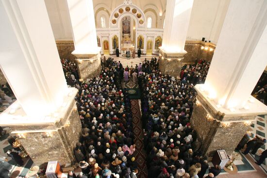 Russian Orthodox Patriarch Kirill visits Kaliningrad