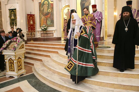Russian Orthodox Patriarch Kirill visits Kaliningrad