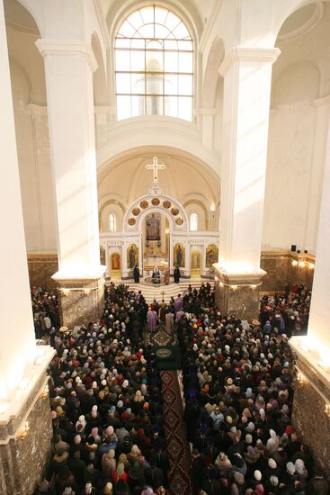 Russian Orthodox Patriarch Kirill visits Kaliningrad