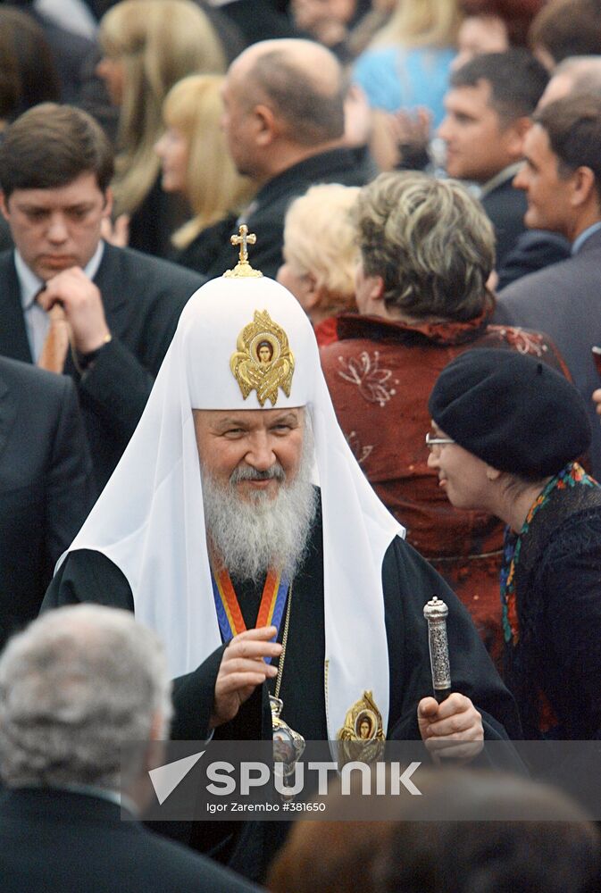 Patriarch is the first honorary citizen of Kaliningrad Region