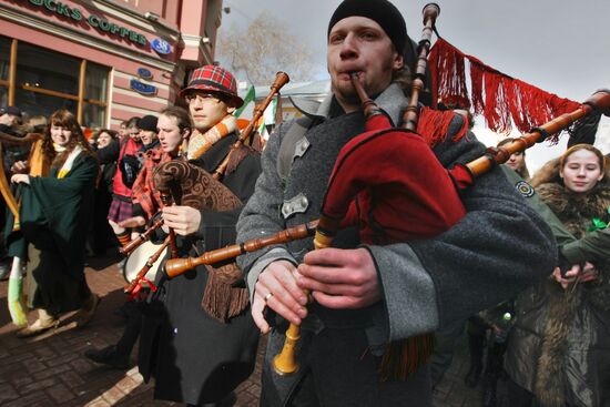 Moscow celebrates St. Patrick's Day