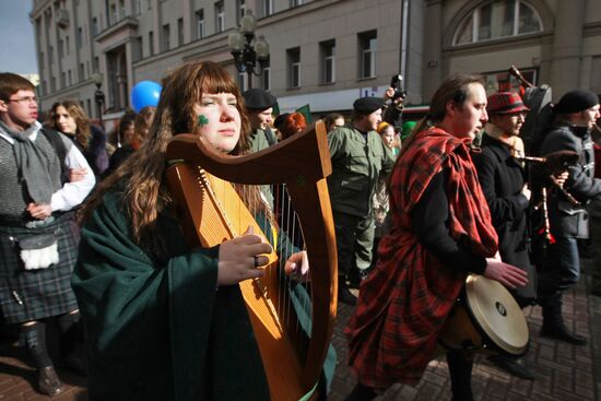 Moscow celebrates St. Patrick's Day