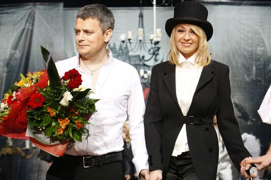 Fashion designer Ilya Shiyan and producer Yana Rudkovskaya