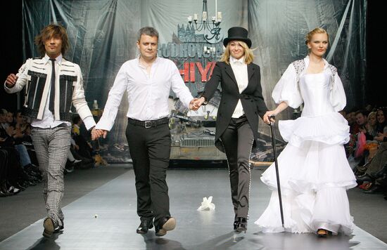 Fashion designer Ilya Shiyan and producer Yana Rudkovskaya