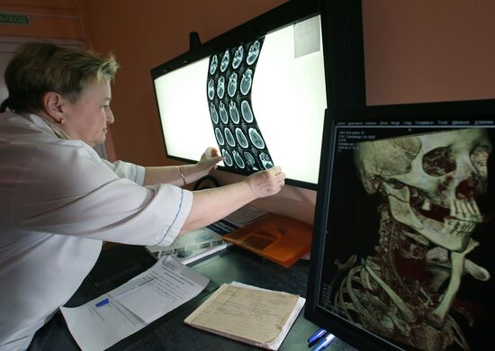 Presenting medical equipment in Kaliningrad