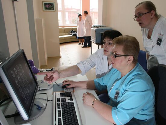 Presenting medical equipment in Kaliningrad