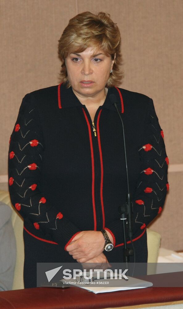 Russian Deputy Finance Minister Tatyana Nesterenko
