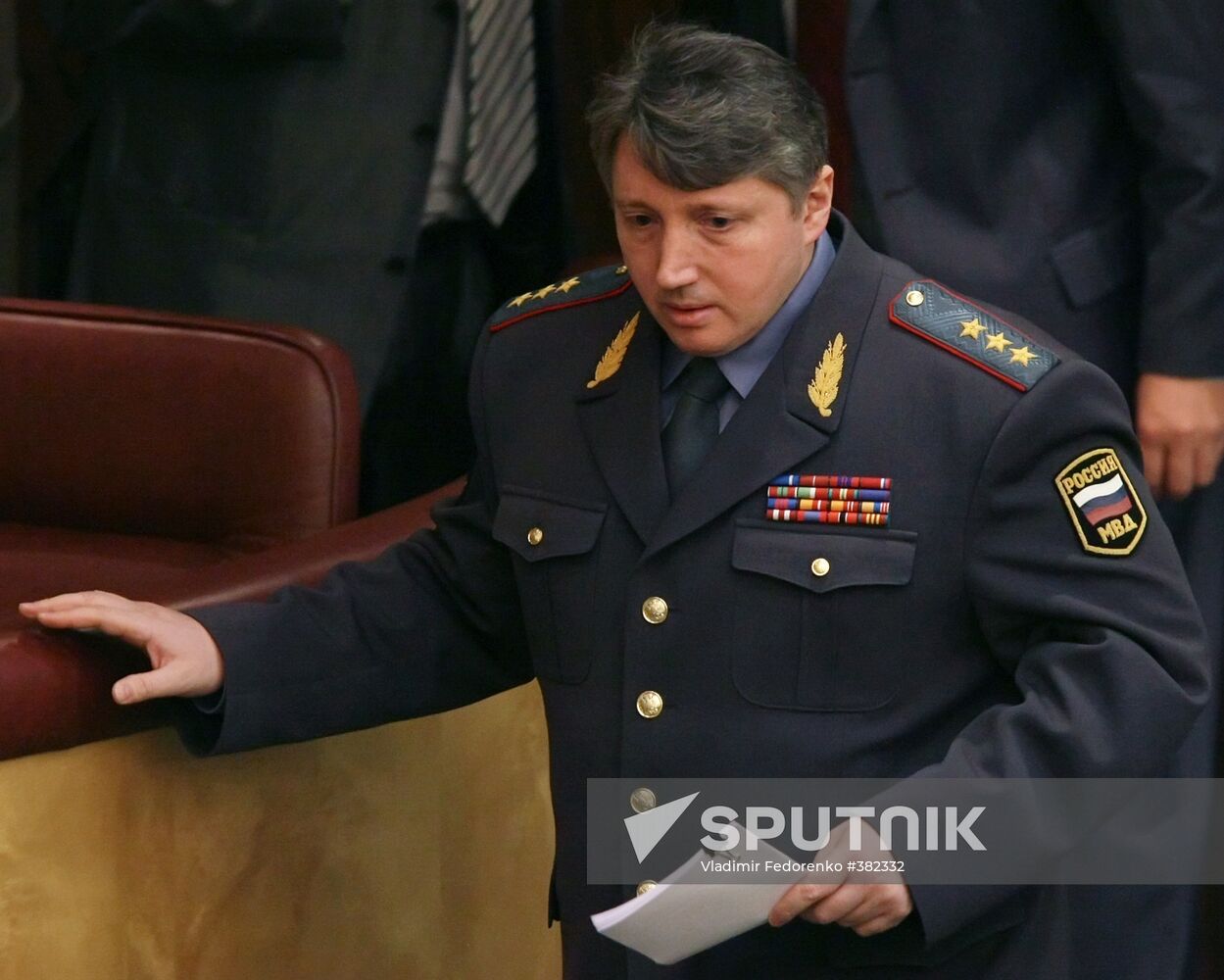 Russian Deputy Interior Minister Mikhail Sukhodolsky