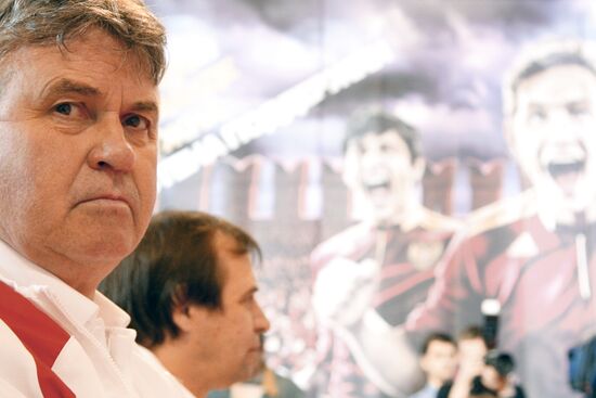 Russian national team head coach Gus Hiddink