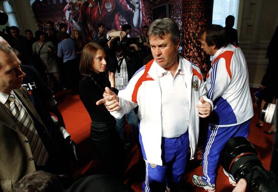 Head coach of Russian national team Gus Hiddink