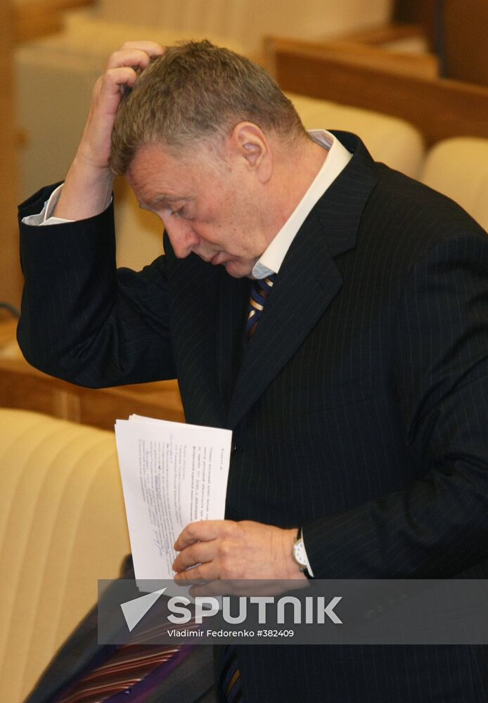 Deputy Duma Speaker Vladimir Zhirinovsky