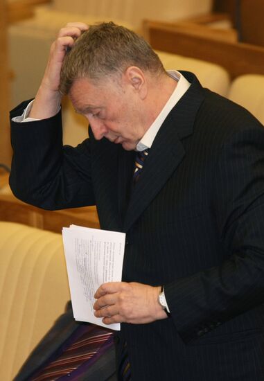 Deputy Duma Speaker Vladimir Zhirinovsky