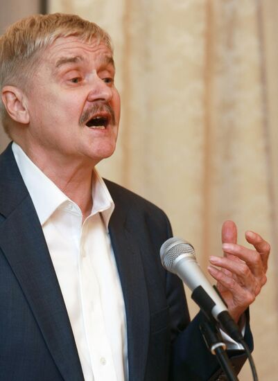 Chairman of the Gorky Award jury Sergei Yesin