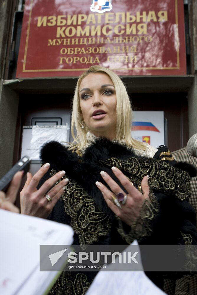 Anastasia Volochkova set to run for mayor of Sochi