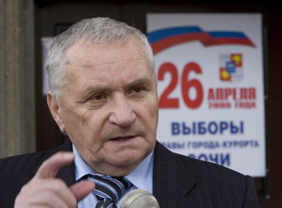 Chairman of Sochi Election Commission Yury Rykov