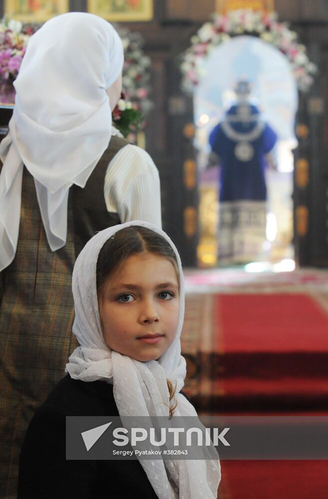 Liturgy at St.Martyr Tatiana Church, Moscow State University