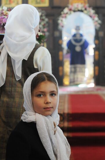 Liturgy at St.Martyr Tatiana Church, Moscow State University