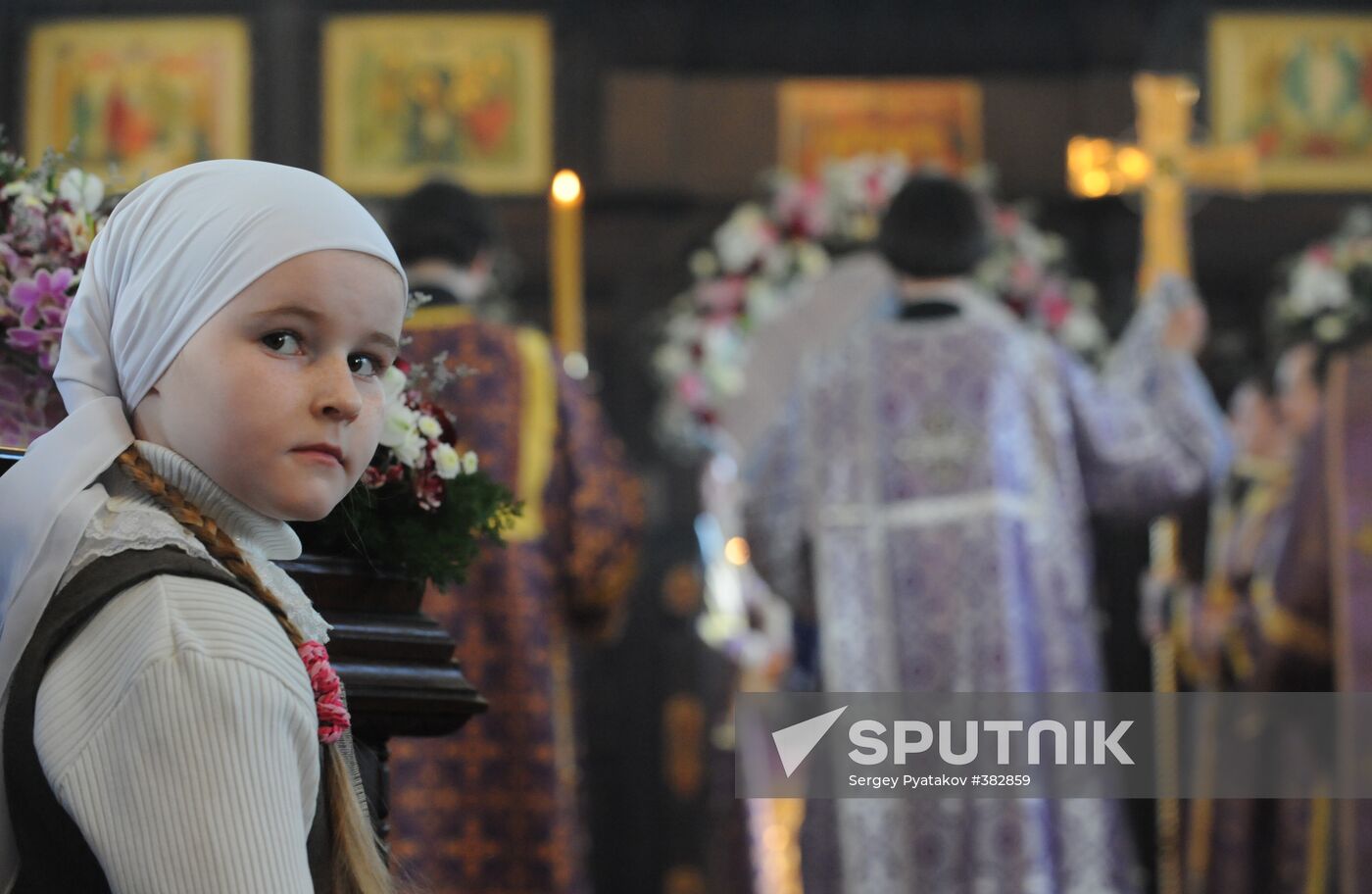 Liturgy at St.Martyr Tatiana Church, Moscow State University