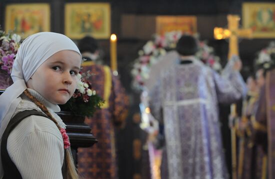 Liturgy at St.Martyr Tatiana Church, Moscow State University