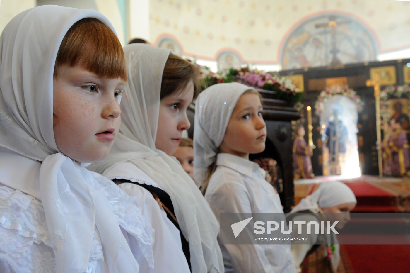 Liturgy at St.Martyr Tatiana Church, Moscow State University