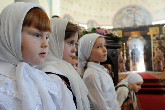 Liturgy at St.Martyr Tatiana Church, Moscow State University