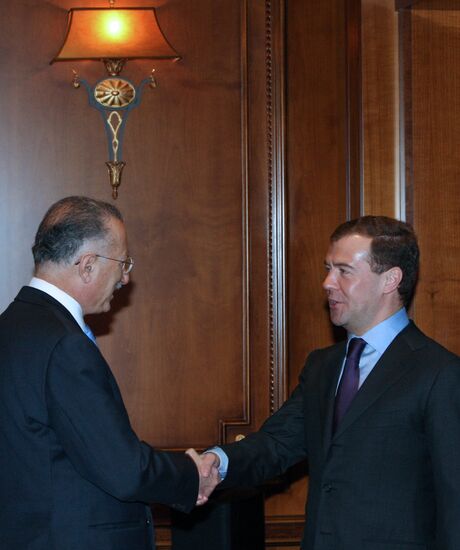 Dmitry Medvedev and Ekmeleddin İhsanoglu