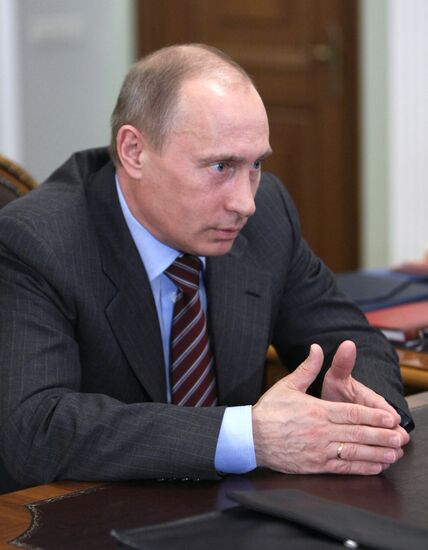 Vladimir Putin and Sergei Mironov