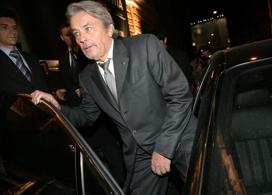 French actor Alain Delon